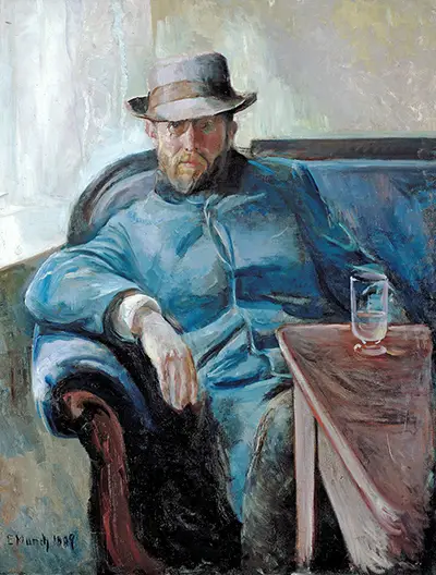 Porträt des Hans Jæger Edvard Munch